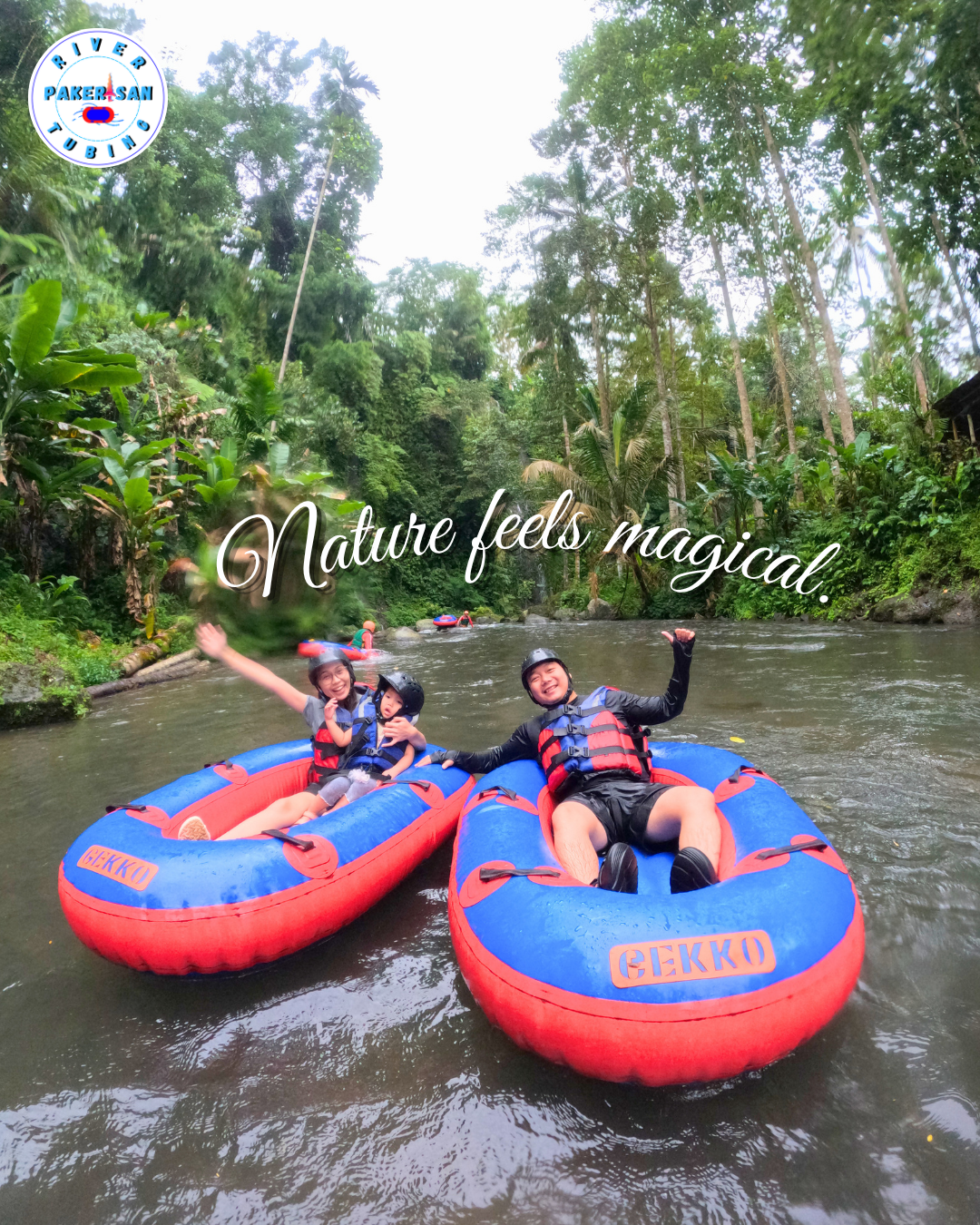Lazy River Tubing Pakerisan Bali